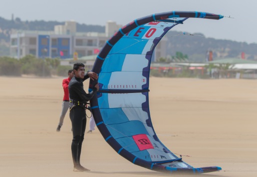 autolanzamiento de kitesurf